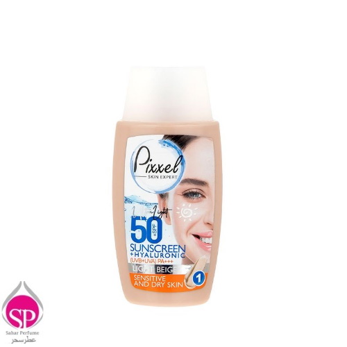 ضد آفتاب رنگی پوست خشک +SPF50 پیکسل