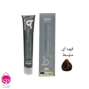 رنگ مو سلتون شماره 4/0حجم 120 میل رنگ قهوه ای متوسط